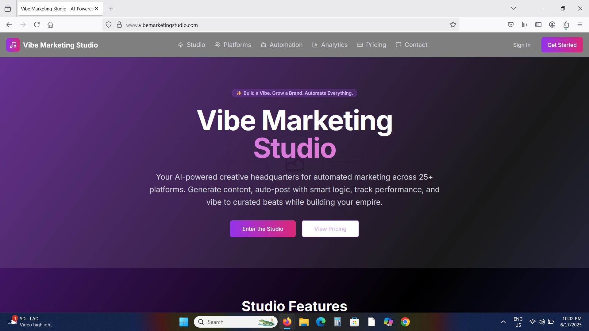 Vibe Marketing Studio